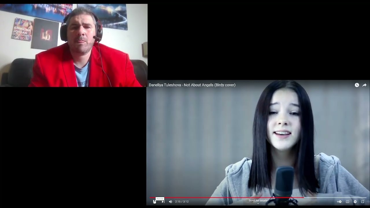 Daneliya Tuleshova -Not About Angels  (Birdy cover) REACTION BY PRO WRESTLER BRETT THE WOLFMAN