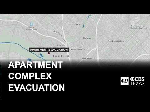 Dallas apartment complex evacuated after gas leak