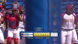 Este fue el HR de Diego Rincones para darle la victoria a Venezuela ?? 3-2 ante Colombia ??.