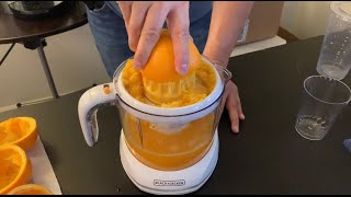 Black & Decker CJ625 CITRUS JUICER - UNBOXING And DEMONSTRATION