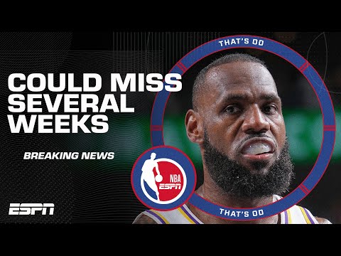 🚨 BREAKING NEWS 🚨 LeBron James feared to miss several weeks with foot injury | That's OD