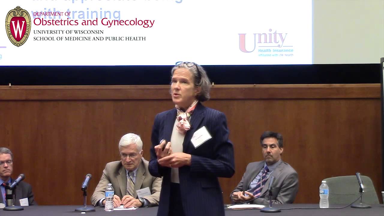 UW Ob-Gyn Chair Laurel W. Rice, M.D. at 2013 Unity Health Insurance ...