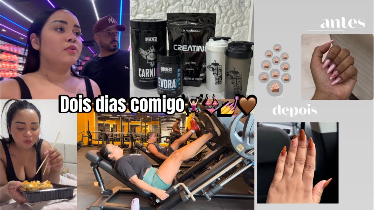 DOIS DIAS COMIGO|sushi🍱|ACADEMIA| MANUTENÇÃO DAS UNHAS E BRONZE💅🤎👙🏋🏻‍♀️