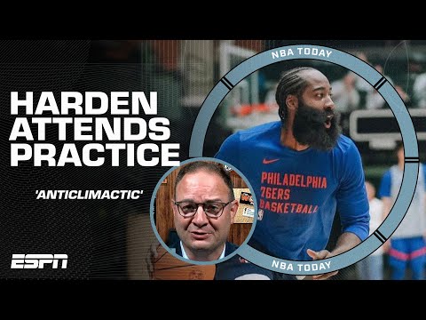 Woj: James Harden at 76ers practice was 'anticlimactic' | NBA Today