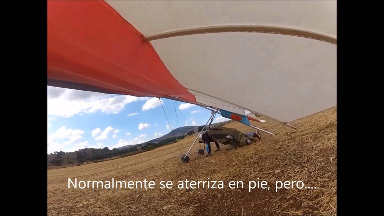 Ala Delta segundo vuelo / Hang glinding second flight / Drachenflug Start & Landung