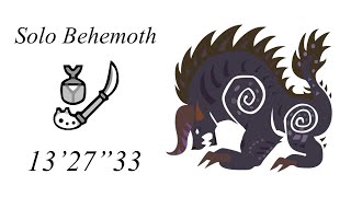 MHW: Behemoth Solo Insect Glaive - 13'27"33