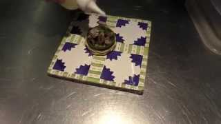 Paco Méndez prepares a Jicara dish in restaurant Hoja Santa in Barcelona