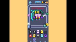 Pixel flow level 43 walkthrough solution gameplay 