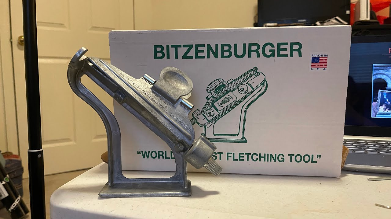 Bitzenburger Fletching Jig(4 Vein fletch ) YouTube