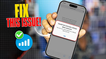 How to Solve Could Not Activate Cellular Data on iPhone | Fix Mobile Data Issues