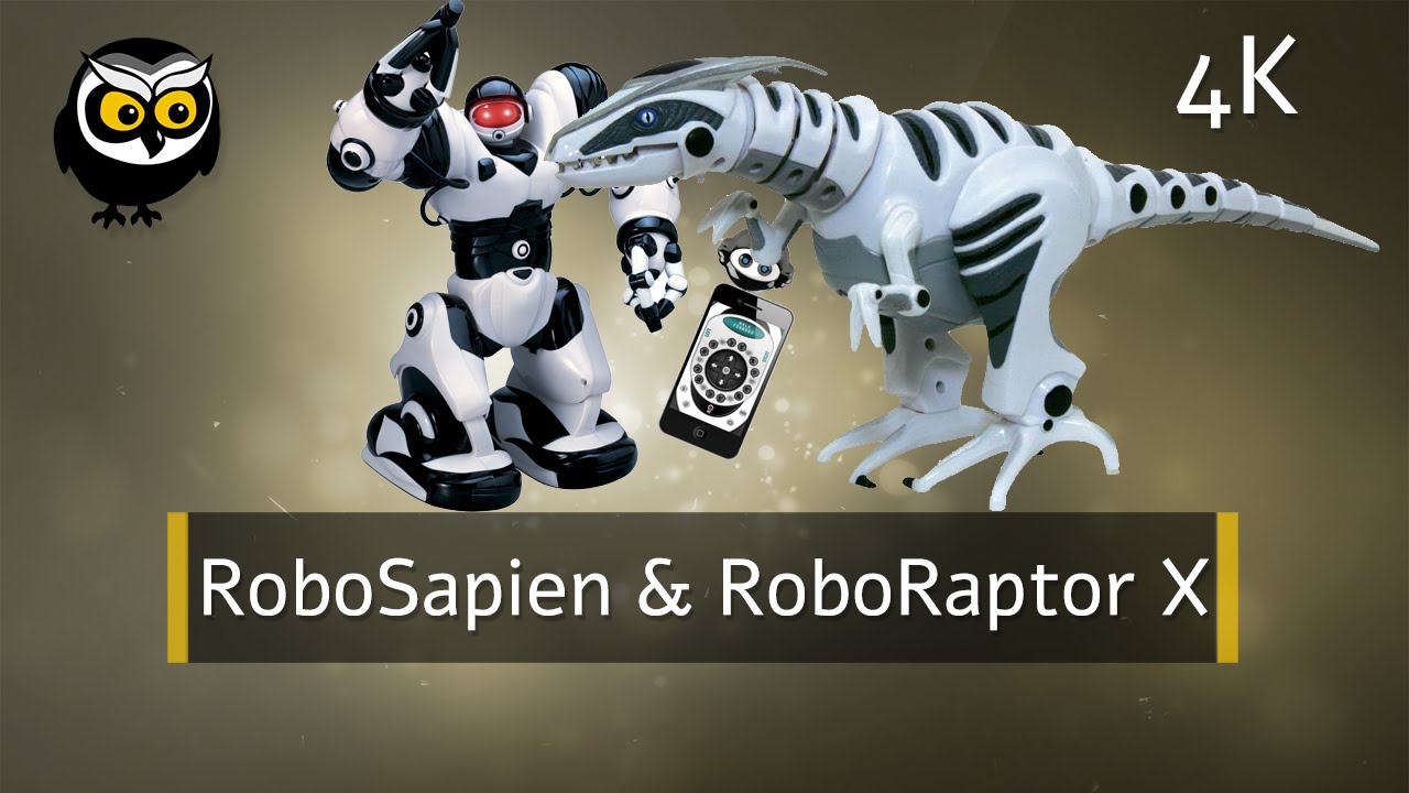 4K RoboSapien X & RoboRaptor X סקירה YouTube