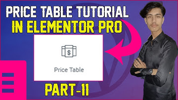 How to use Price Table in Elementor Pro | Elementor Pro [Price Table] tutorial in Urdu/Hindi