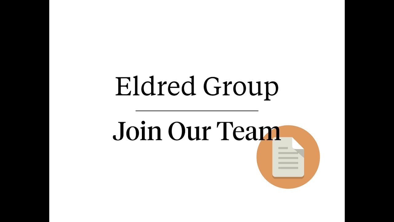 Join our Team - Eldred Group
