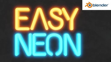 Neon Sign - Blender beginnershandleiding