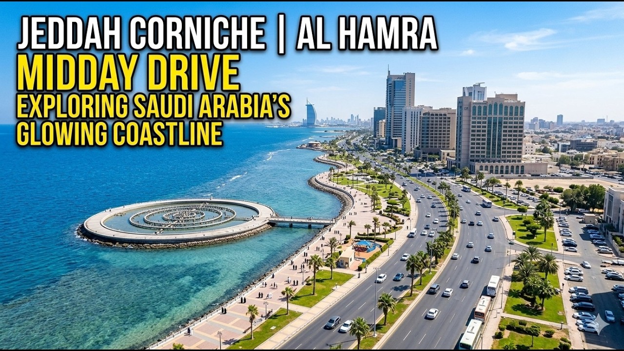 Jeddah Drive Tour: Corniche - 1 | جولة بالسيارة في جدة: كورنيش - 1