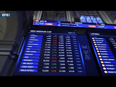 IBEX 35 drops 1.68% amid rising debt yields and oil prices