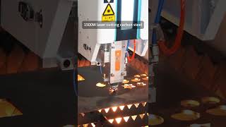 1500w laser cutting carbon steel#goldmark#lasercuttingmachine#Sheetmetallasercuttingmachine
