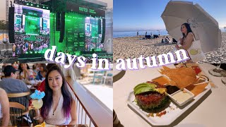 days in autumn 🍁 ‧₊˚ kamp LA flopped but at least i saw ikon, super junior, momoland (ft. imethod)