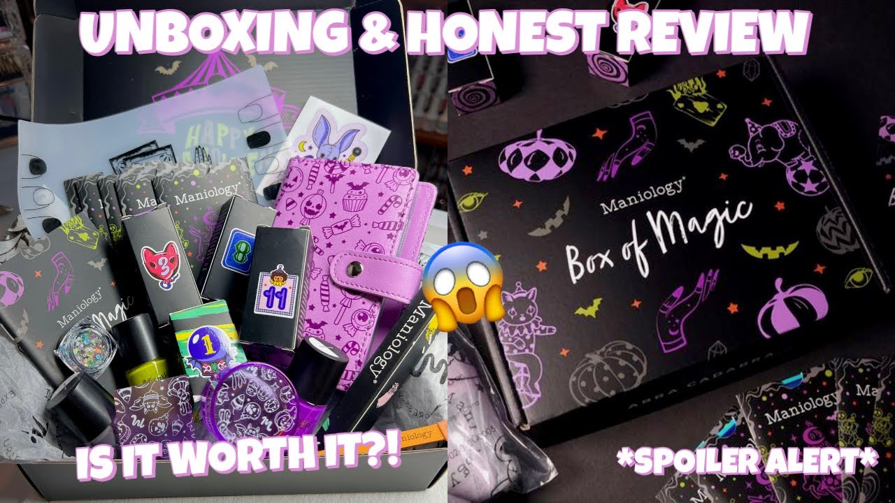 MANIOLOGY BOX OF MAGIC LIMITED EDITION HALLOWEEN COUNTDOWN CALENDAR BOX | UNBOXING & HONEST REVIEW