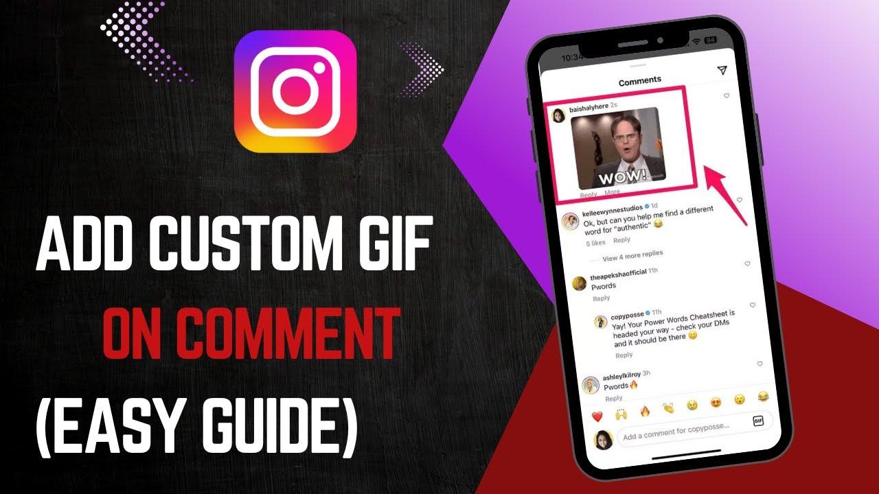 How to Add Custom Gifs to Instagram Comments (Quick & Easy) - YouTube