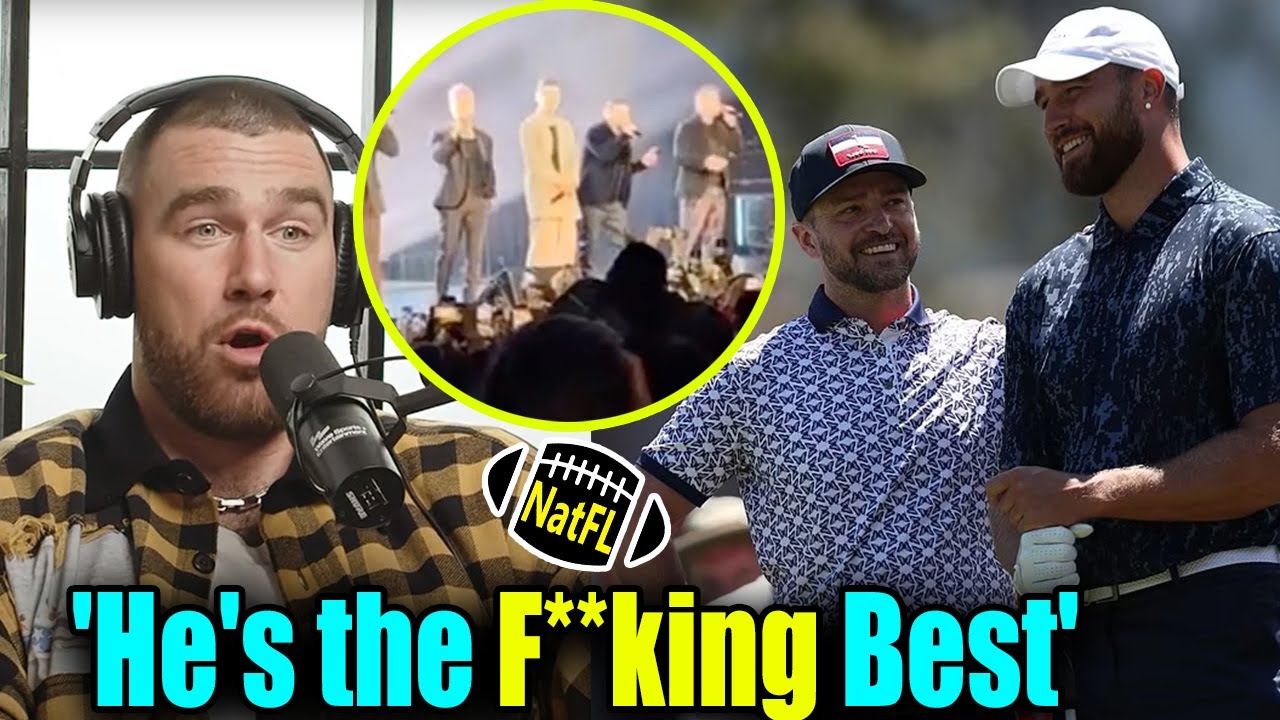 Travis Kelce talks Justin Timberlake's L.A. concert and Surprise *NSYNC