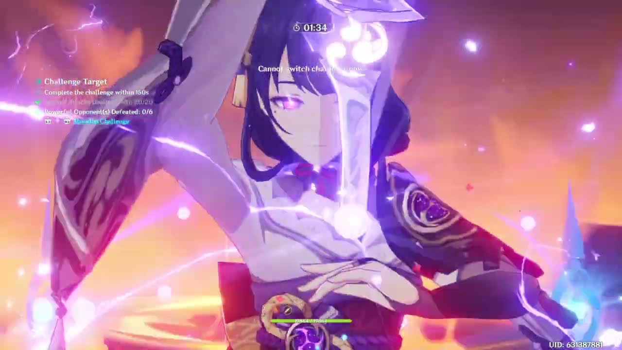 Arch Tempered Sword Dire Straits VS Raiden international EASY Clap Genshin Impact