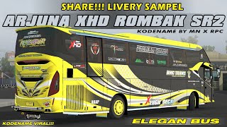 Kodename Arjuna XHD ROMBAK SR2 by MN X RPC || Share Livery Sample super Mbois😱!!️