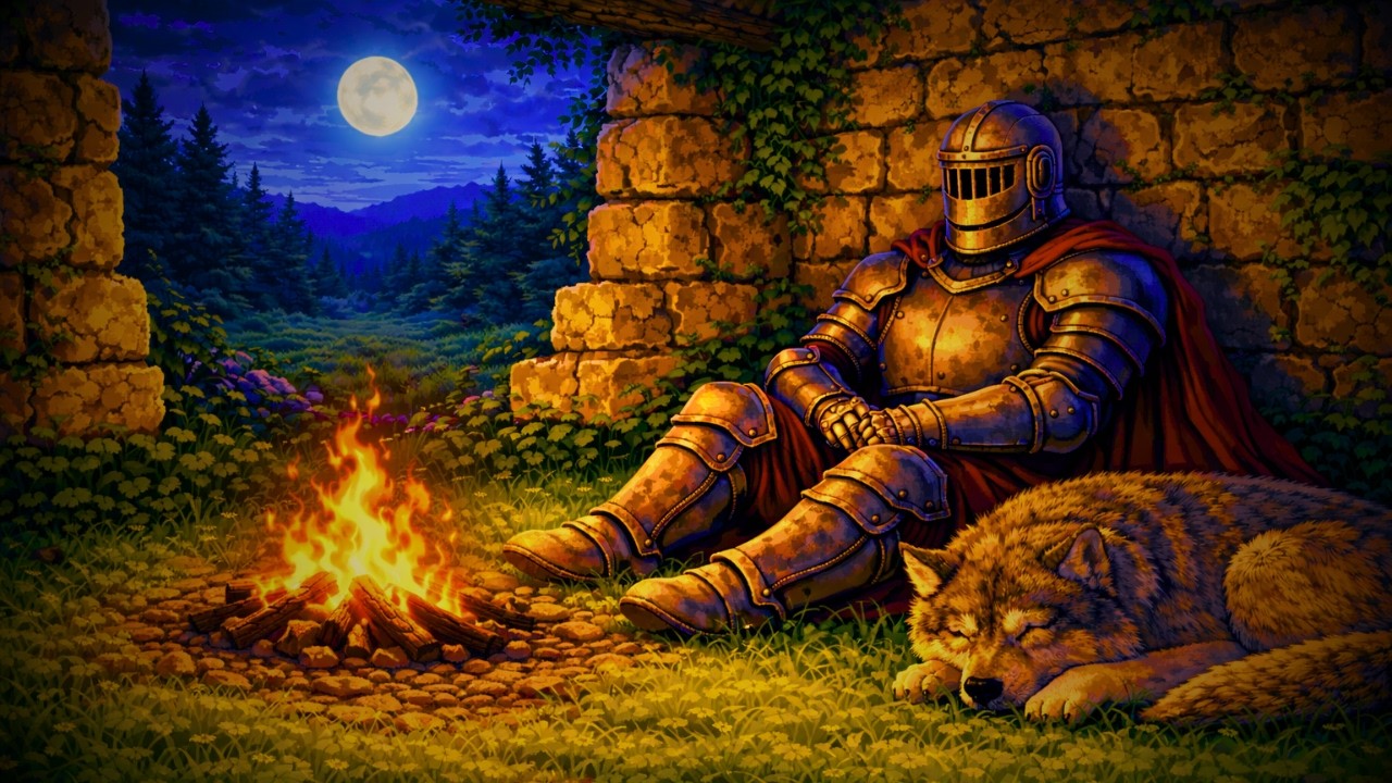 Rest, stranger.. Calm your tired heart