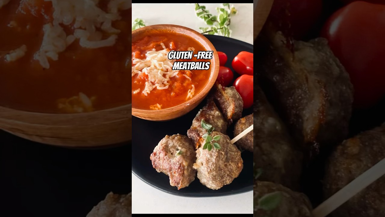Gluten-Free Meatballs #shorts #food #glutenfree #meatballs #recipe #easy