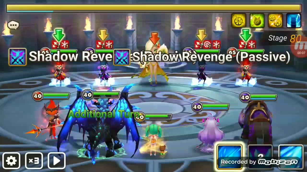 Summoners war TOAH 80 with dark homunculus