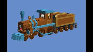 How To Build A Lego Old Rustee Rails Little Tikes Land 4-4-0 12