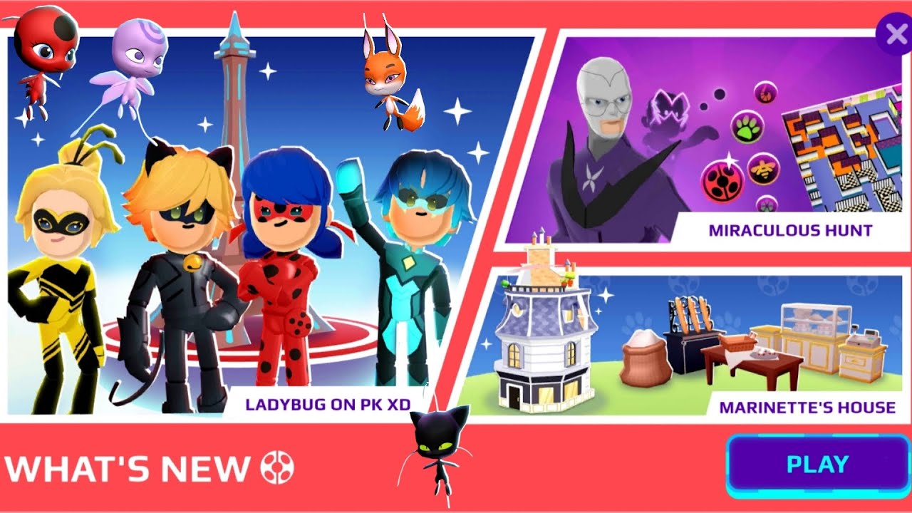 PK XD Miraculous Ladybug 2.0 Update Is Here  Minigame Explore New  Adventures with Exciting Features 