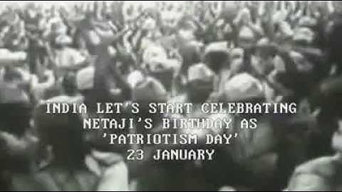 Netaji Subhash Chandra Bose Address to Nation on Radio (Unedited)