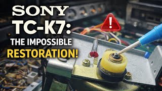 SONY TC-K7: THE IMPOSSIBLE RESTORATION! 