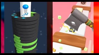 Stack Smash or Perfect Slices in Mini Phone 🌿🪻🌿 screenshot 5