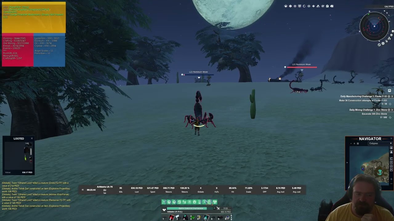 Entropia Universe - This is how a hunting global is summoned 2