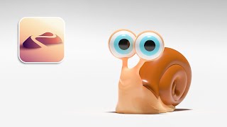 🐌 Creating a Cute 3D Snail in Nomad Sculpt | Timelapse