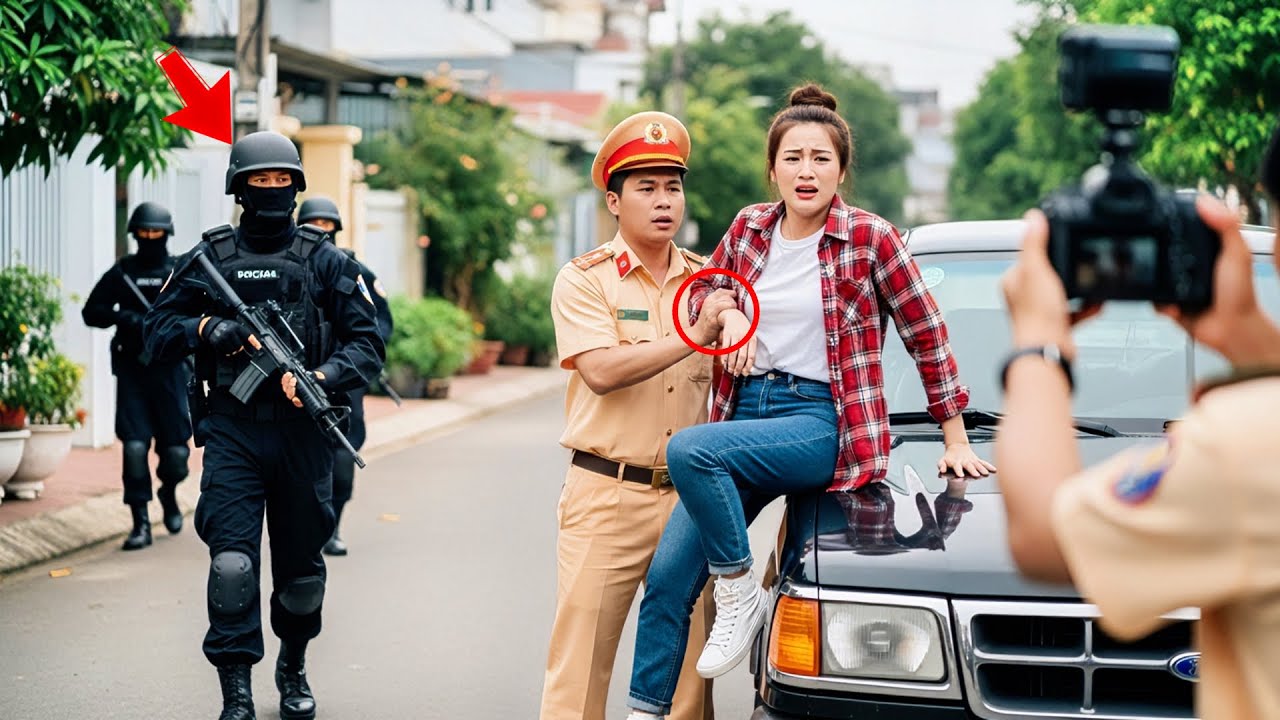 CSGT Bắt Nạt Nhầm Một Cô Gái, Không Biết Rằng Cha Cô Là Chỉ Huy Đáng Sợ