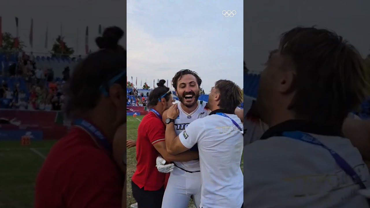 Dreams really do come true. 🥺Italy’s men’s team is off to #LA28 in flag football! 🇮🇹✨