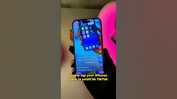 Double tap your iPhone back to scroll #tipsandtricks #iPhone #iphonetricks #fyp #tech #doubletap