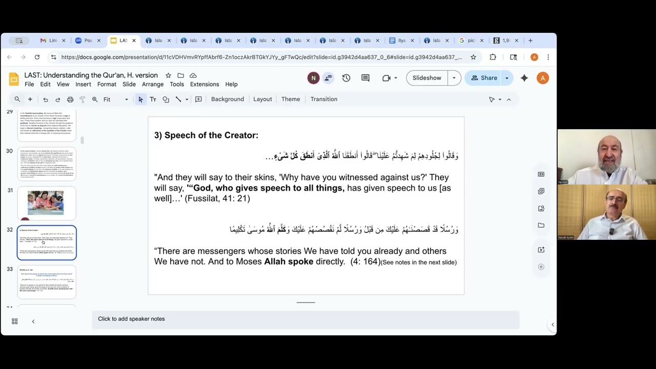 Understanding the Qur'an today, Session 8, 2-26-2026