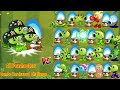 PvZ 2 Challenge - Mega Gatling PEA &amp; Torchwood VS All Pea Plants - Which Team Plant Will Win ？