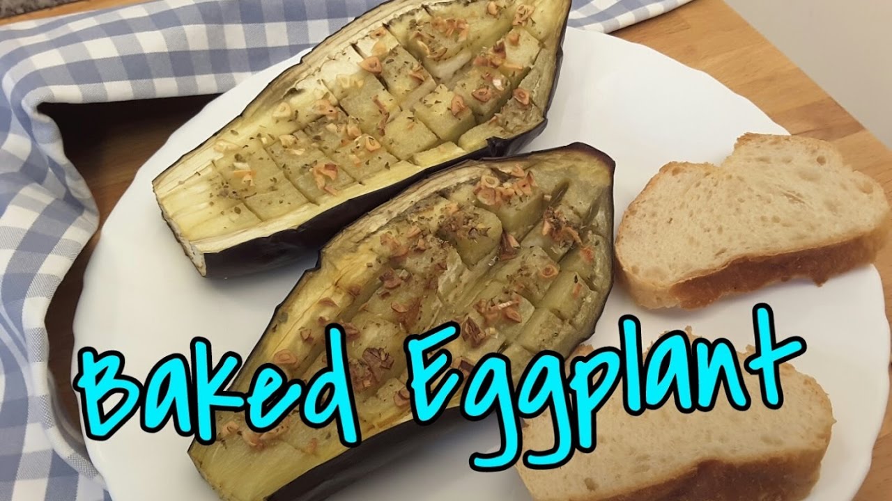 Gebackene Aubergine | Baked Eggplant - YouTube