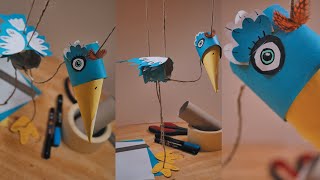 Marionette Bird Puppet Tutorial by Di Ford