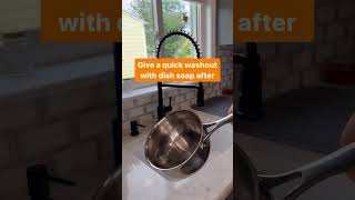 Do you know this easy cookware tip?!? #stainlesssteel #princesshouse #cookware #kitchenhack