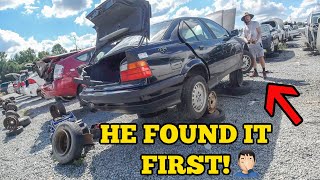 He Got There First! Pull A Part Treasure Hunting in the Junk Yard!