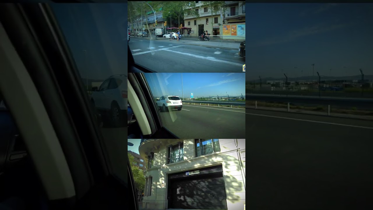 Barcelona TAXI RIDE from Airport into the City 🇪🇸 