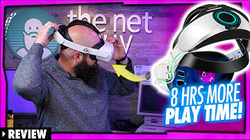 Quest 2 Headset Elite 10,000 MAH Battery + Strap