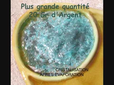 Fabrication du nitrate d'argent