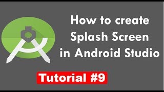 How to create splash screen in android studio in hindi